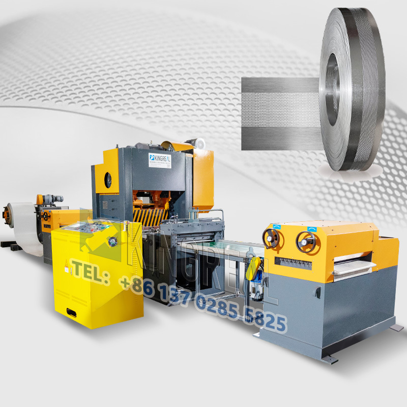 Mesin Perforasi Strip Aluminium