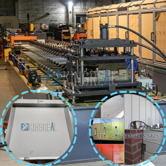 Машина для производства панелей сайдинга для строительства