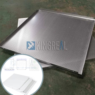 Qual a finalidade de uma placa de teto metálica?