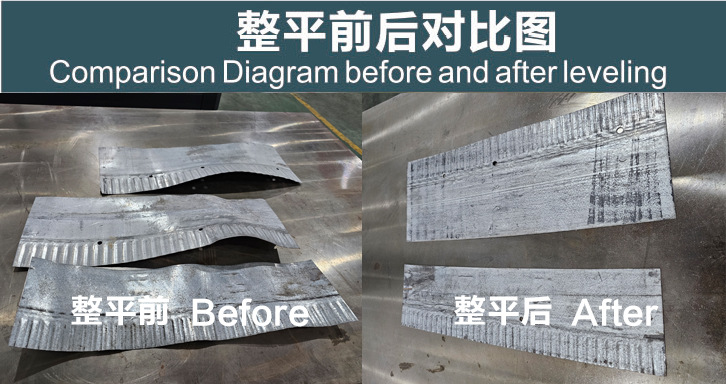 sheet metal leveling machine sheet metal leveling machine