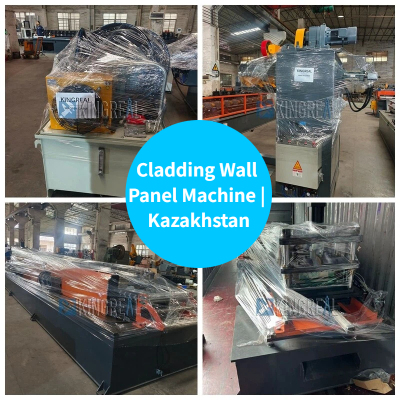 Mesin Panel Dinding Cladding Dikirim ke Kazakhstan