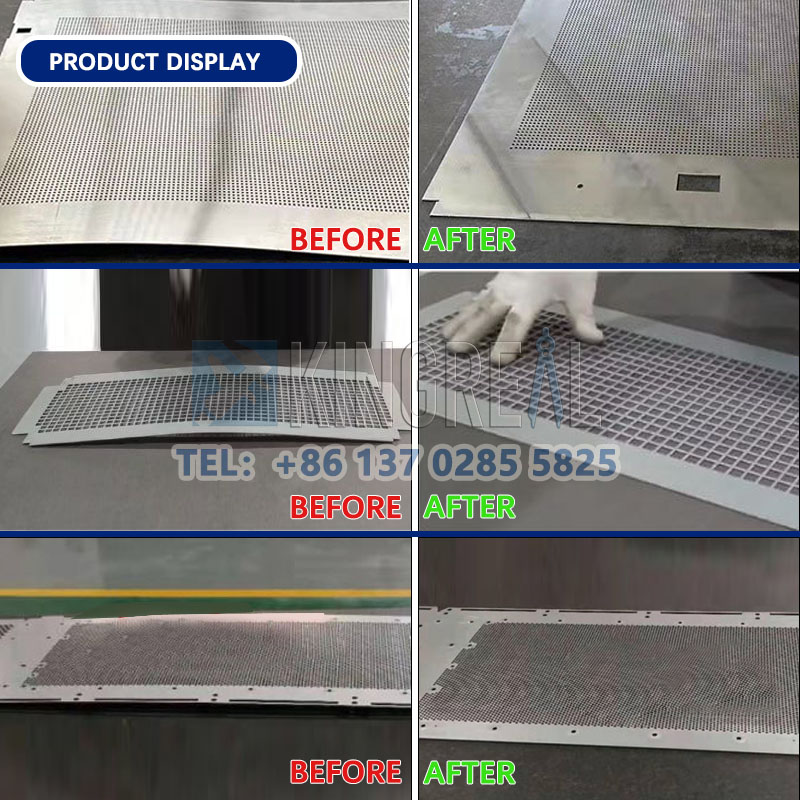 sheet metal flattening machine