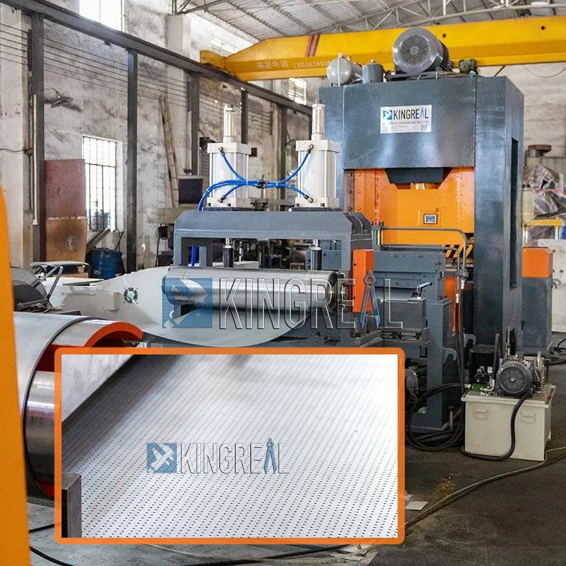 New Design: 700MM Sheet Metal Perforation Machine