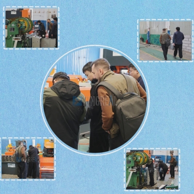 Russian Customer Acceptance: Open Cell Ceiling Machine