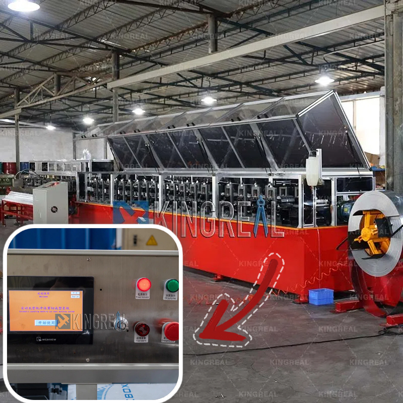 ¿Cómo se controlan las máquinas perfiladoras de rejilla en T?