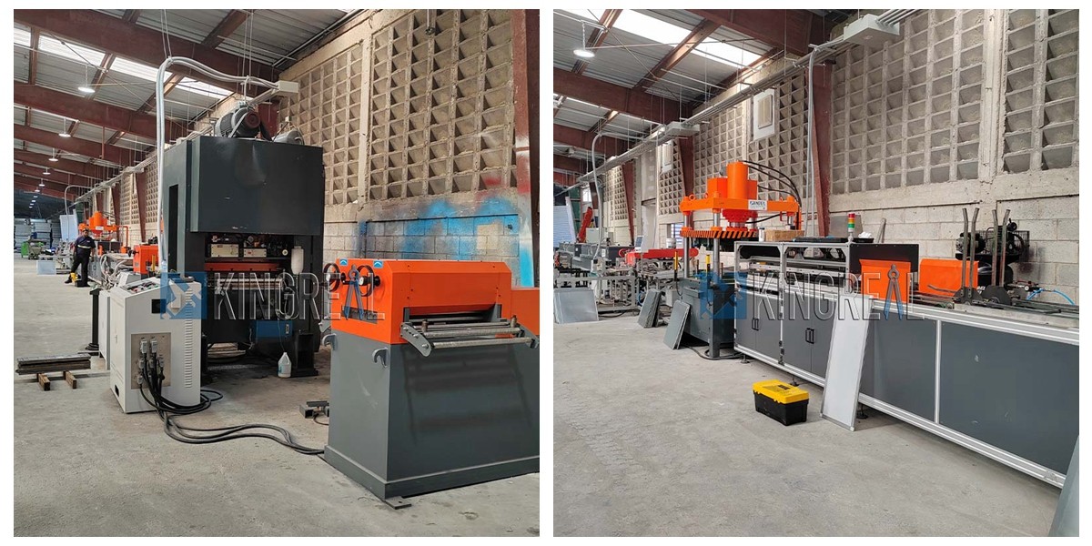 metal ceiling tile perforation line