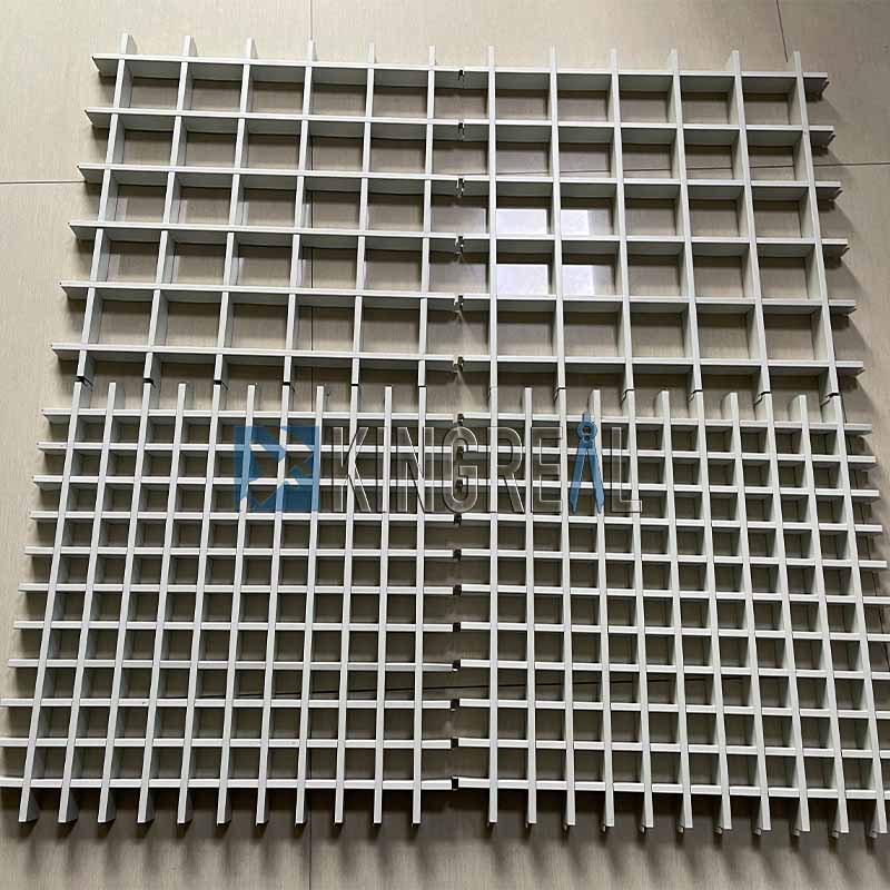 open grid ceiling machine