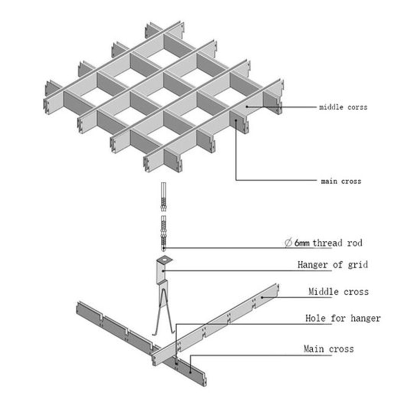open cell ceiling machine