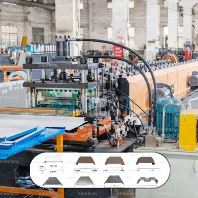 Machine à panneaux muraux quadruples : Production efficace de panneaux pour les bâtiments modernes