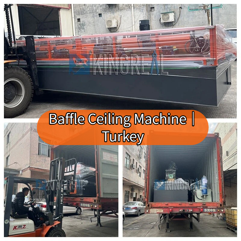 Baffle Ceiling Making Machine Shipped to Turkey