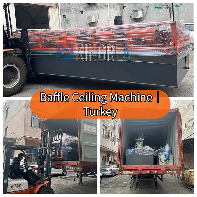 Mesin Pembuat Plafon Baffle Dikirim ke Turki