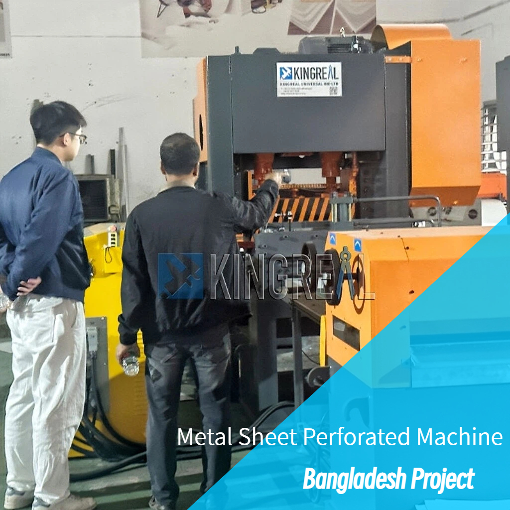 Bangladesh Project: Metal Sheet Perforated Machine