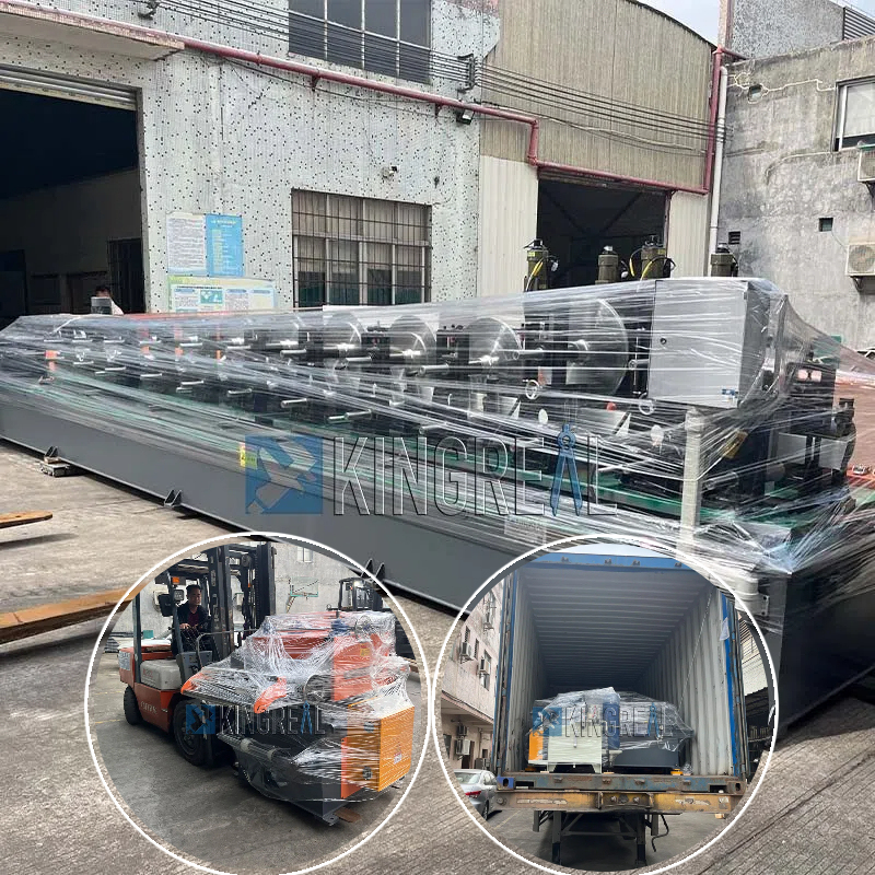 Machine à plafond à baffle expédiée en République dominicaine