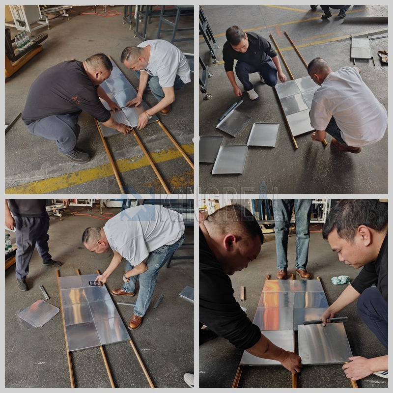 Turkish Customer Acceptance: Metal Ceiling Tile Making Machine