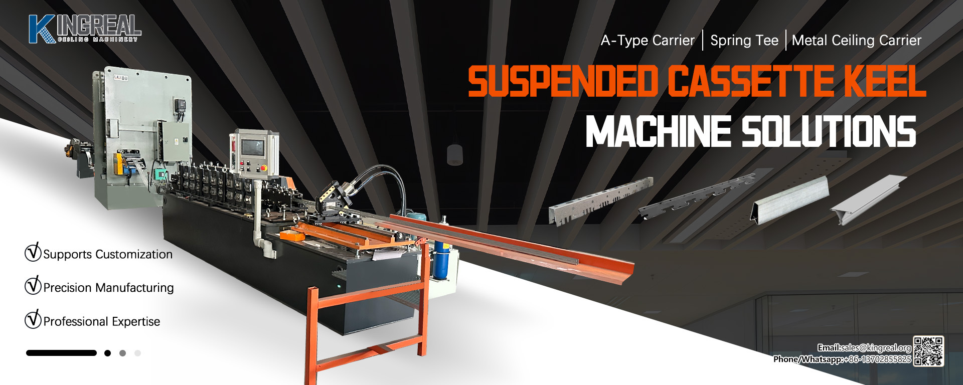 Solution de machine pour plafond suspendu