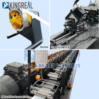 Máquina para fabricação de perfis T de aço