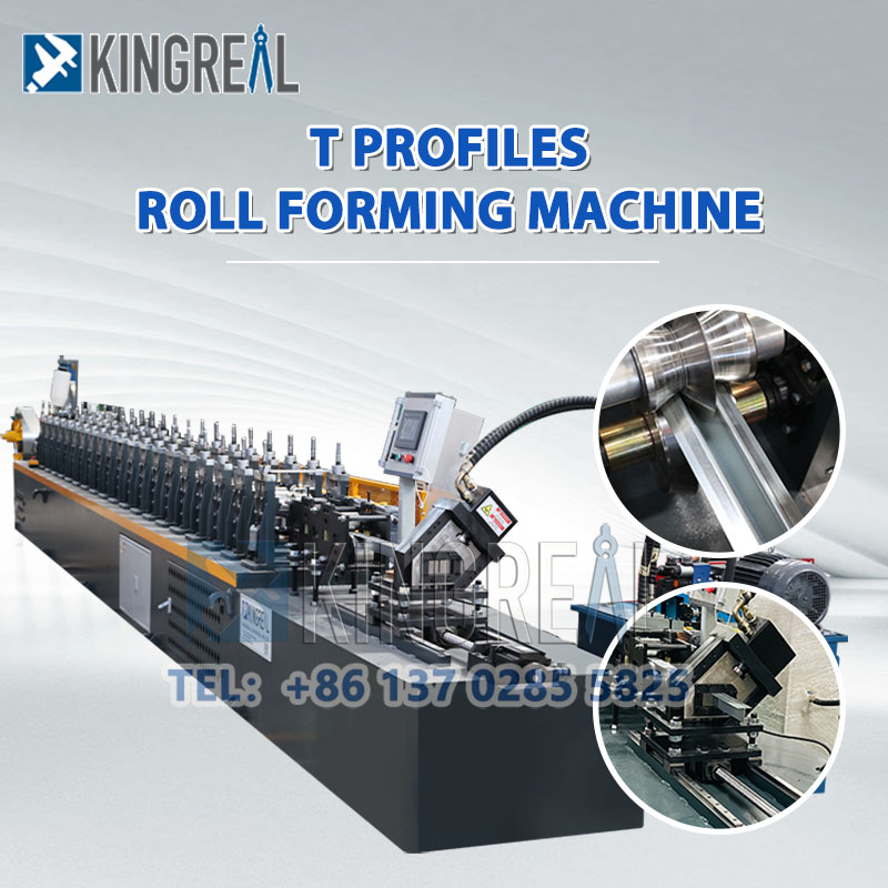 steel t profile roll forming machine