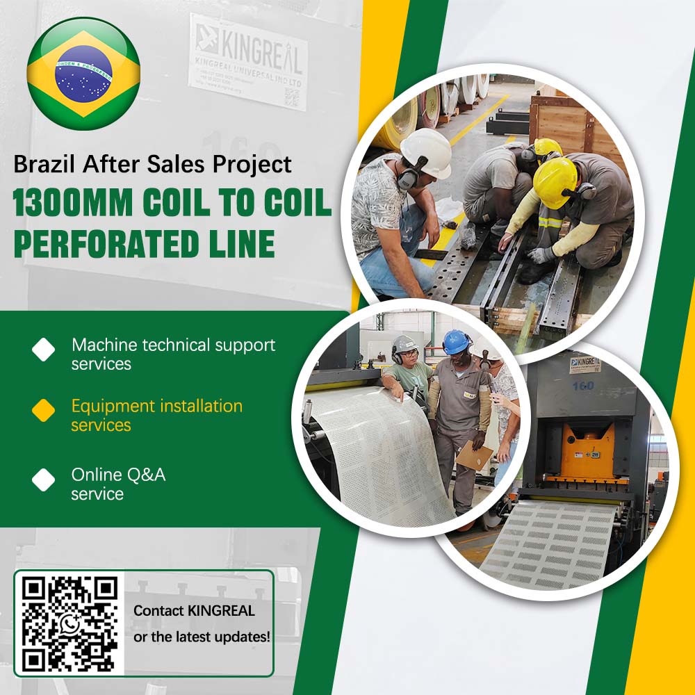 aluminium strip perforated line