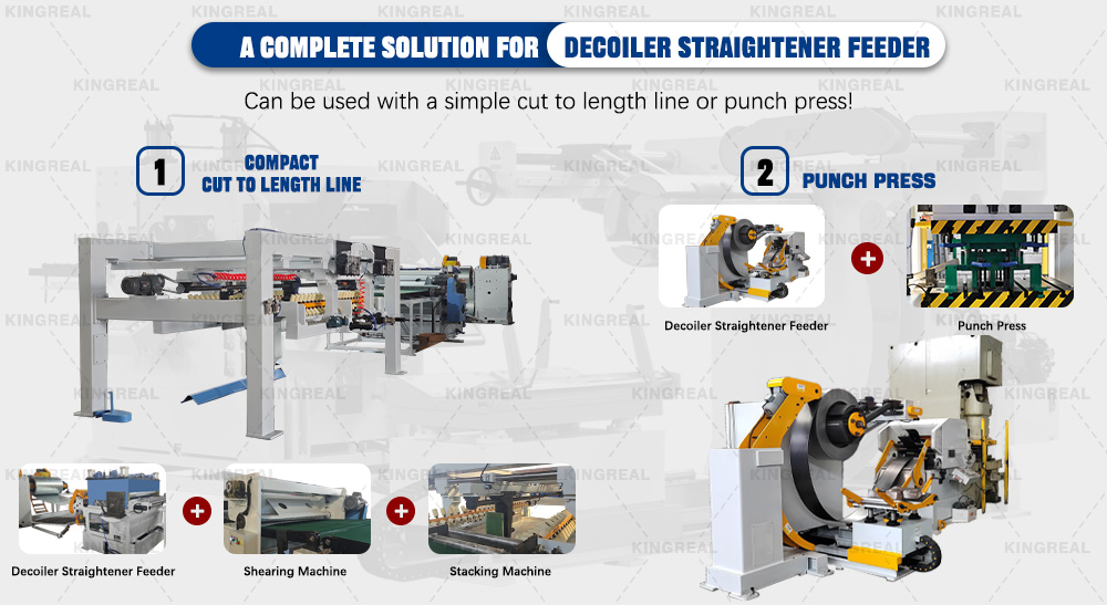 3 In 1 Combined Decoiler Straightener Feeder