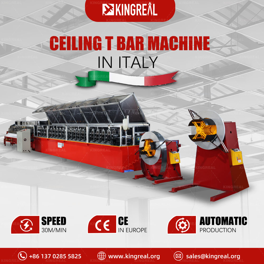 Italian Project: Ceiling T Bar Machine