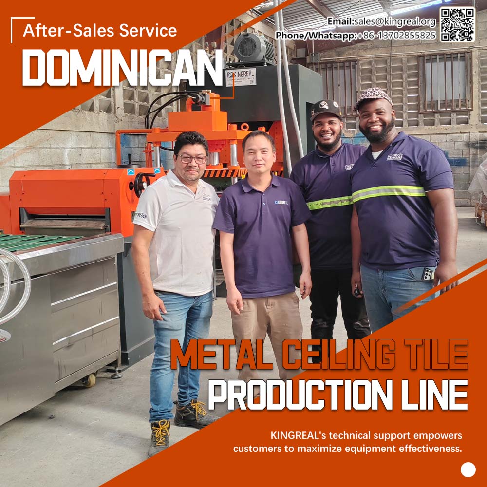 South American Case: Metal Ceiling Tile Perforation Line