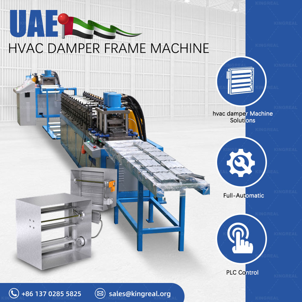 volume control damper making machine
