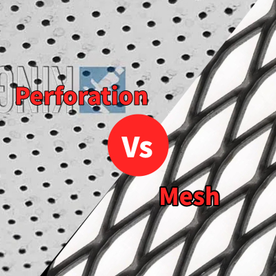 Qual a diferença entre perfuração e malha?