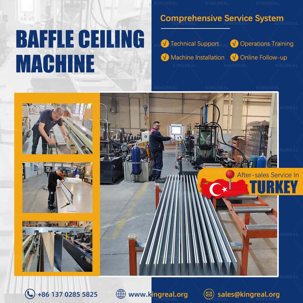 baffle ceiling machine