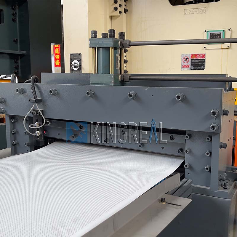 coil and roll sheet perforation line