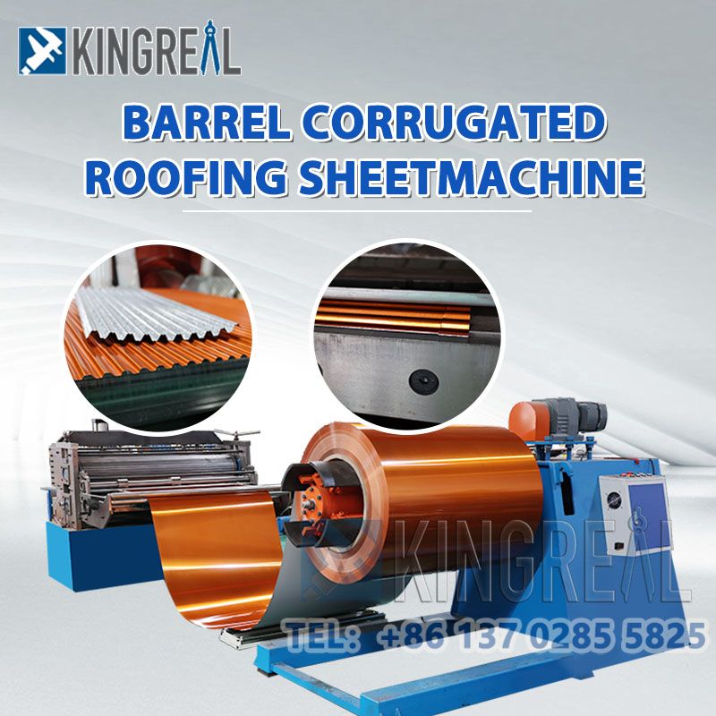 barrel corrugation roll forming machine