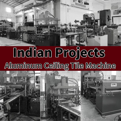 Proyectos en India: Máquina para fabricar placas de techo de aluminio