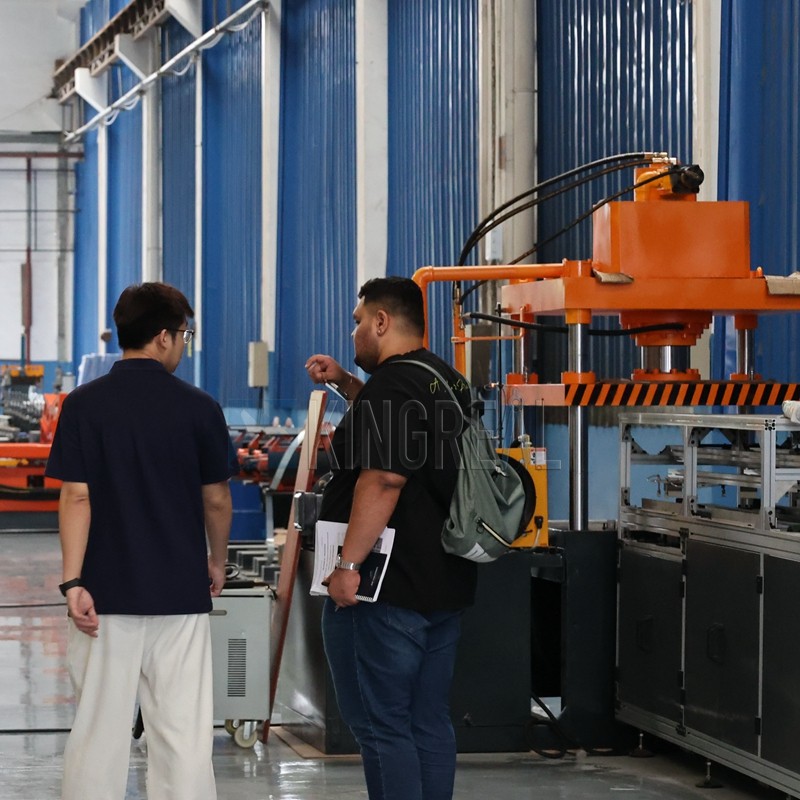 metal ceiling tile making machine
