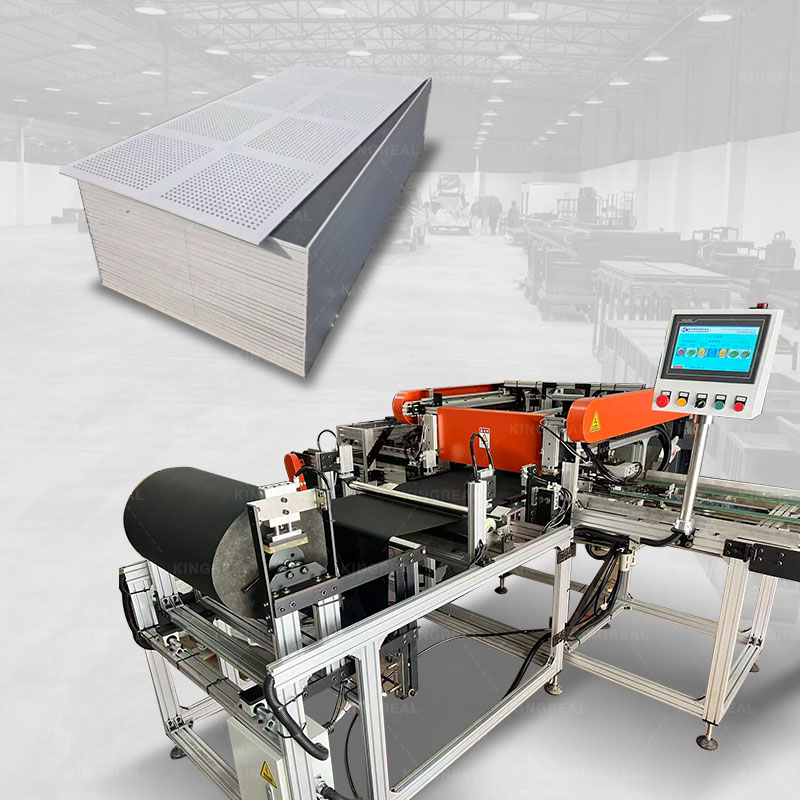 Máquina laminadora de placas de yeso