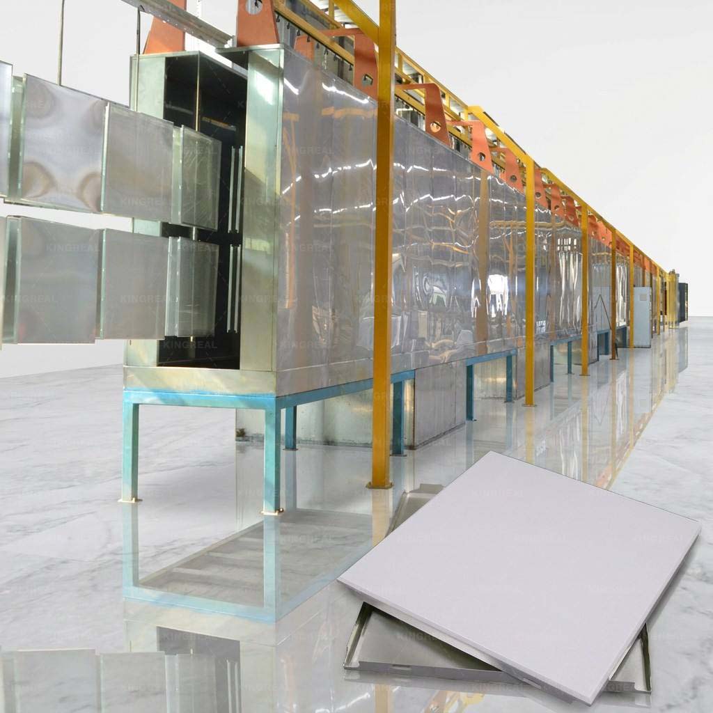 metal powder coating line