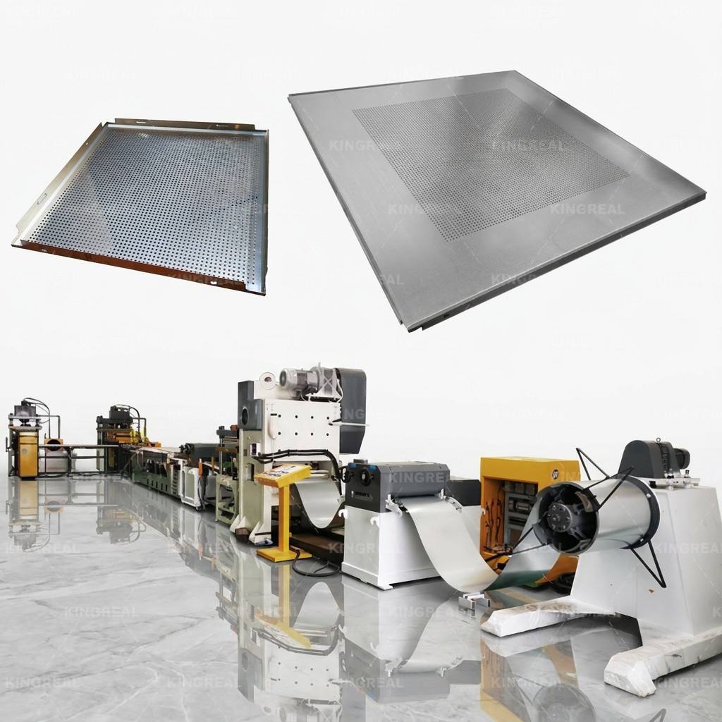 Cleaning and Drying machine for Metal ceiling