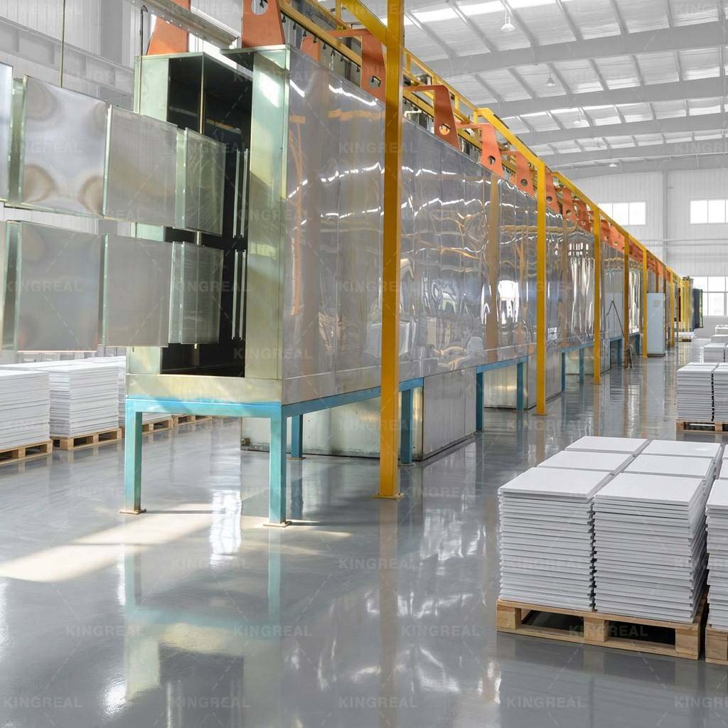 metal powder coating production line