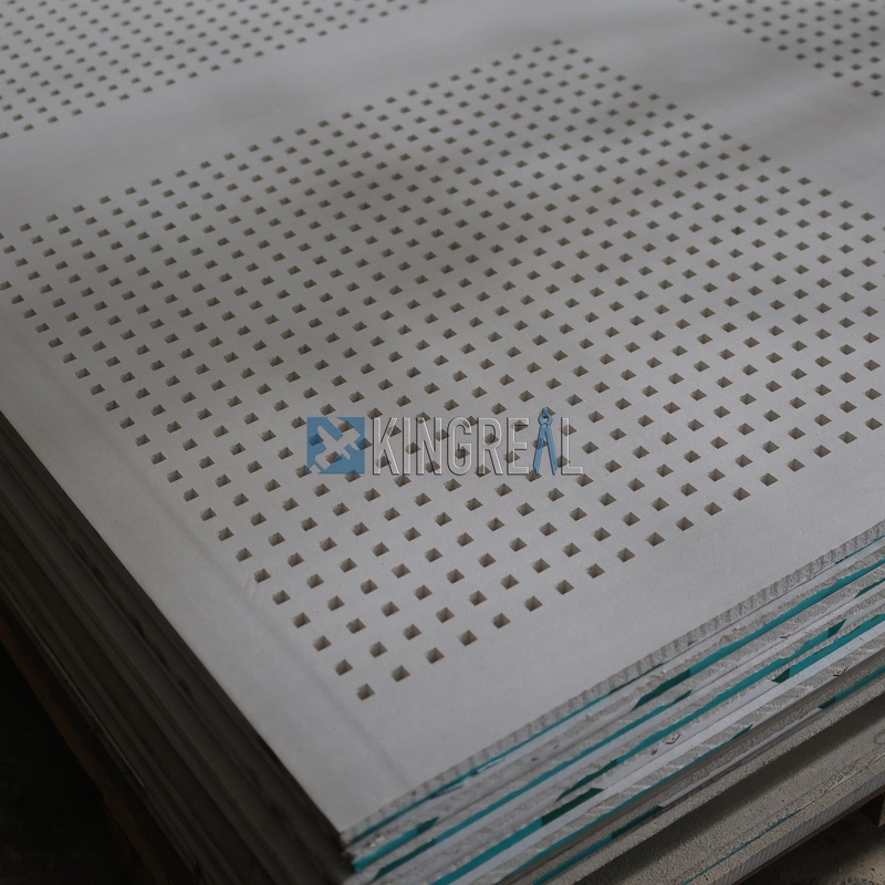 perforated gypsum ceiling board making machine