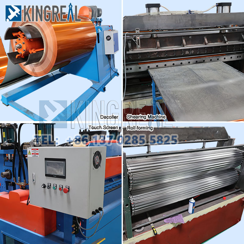 horizontal corrugated roll forming machine