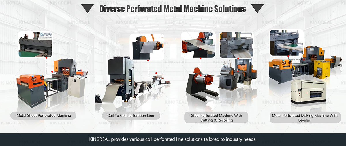 aluminium strip perforated machine