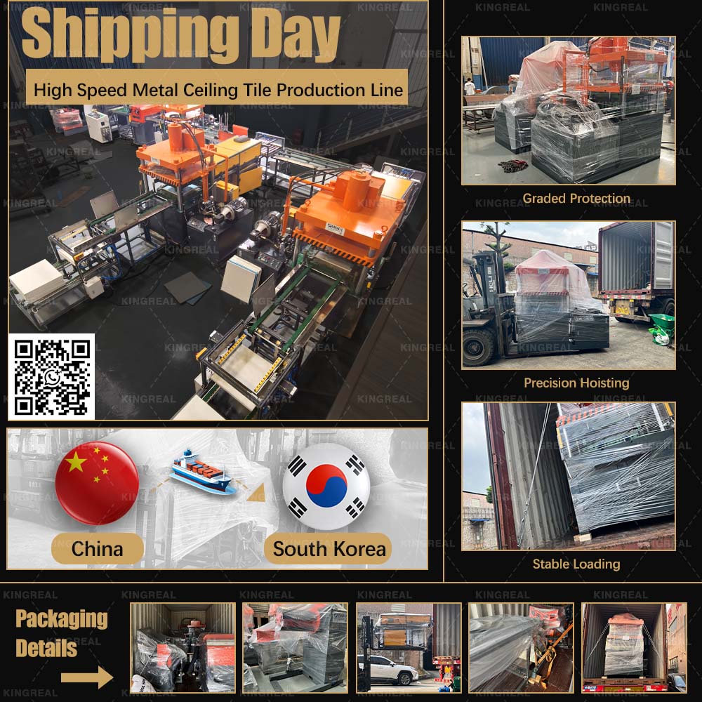 South Korea Project: Metal Ceiling Tile Production Line