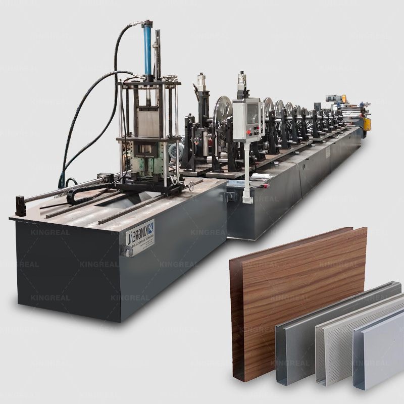 300MM U Baffle Ceiling Roll Forming Line