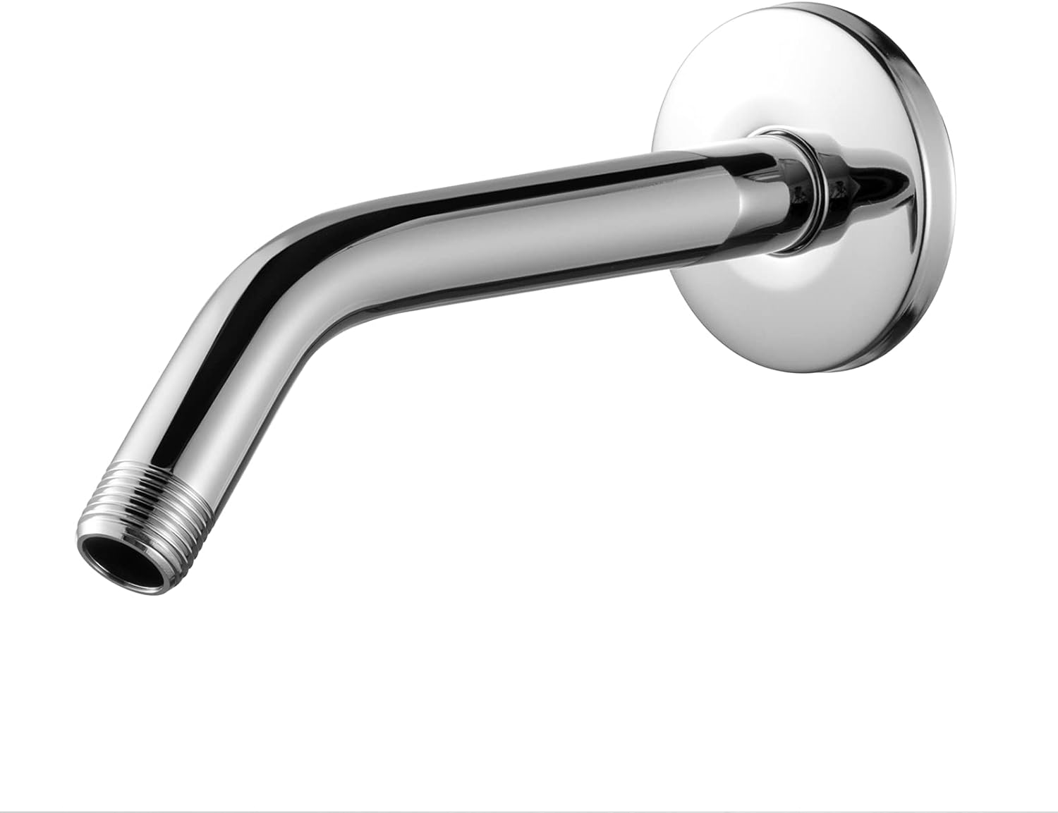 OFFO Wall Mount Shower Arm with Flange, For Fixed Shower Head & Handheld Showerhead