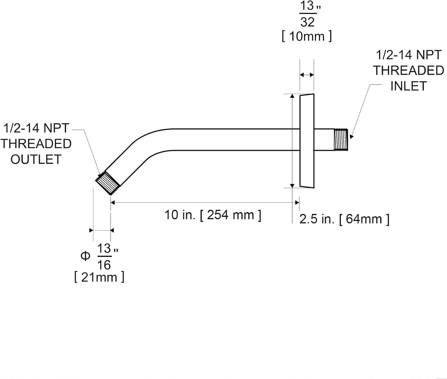shower arm