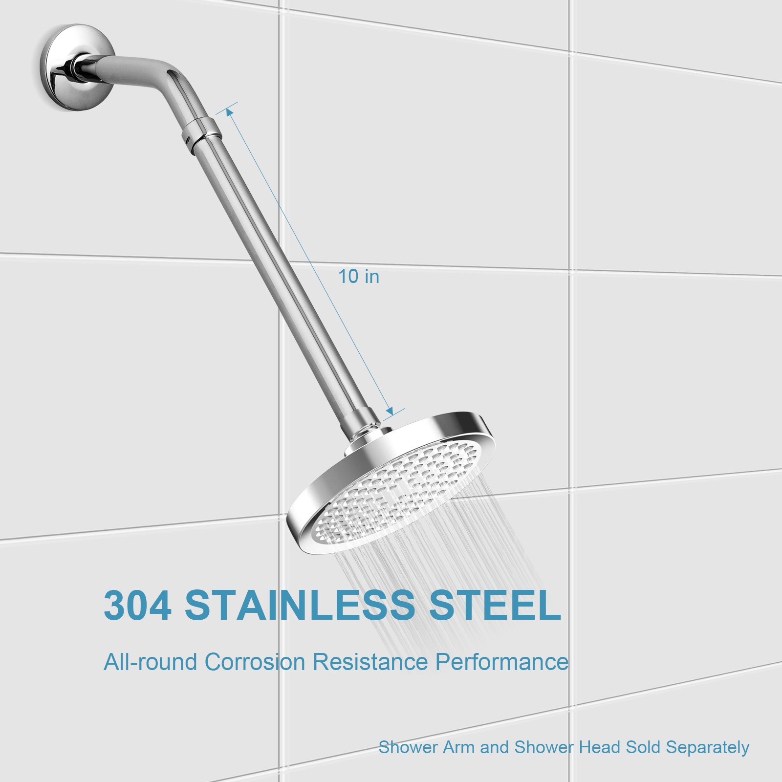 shower extension arm