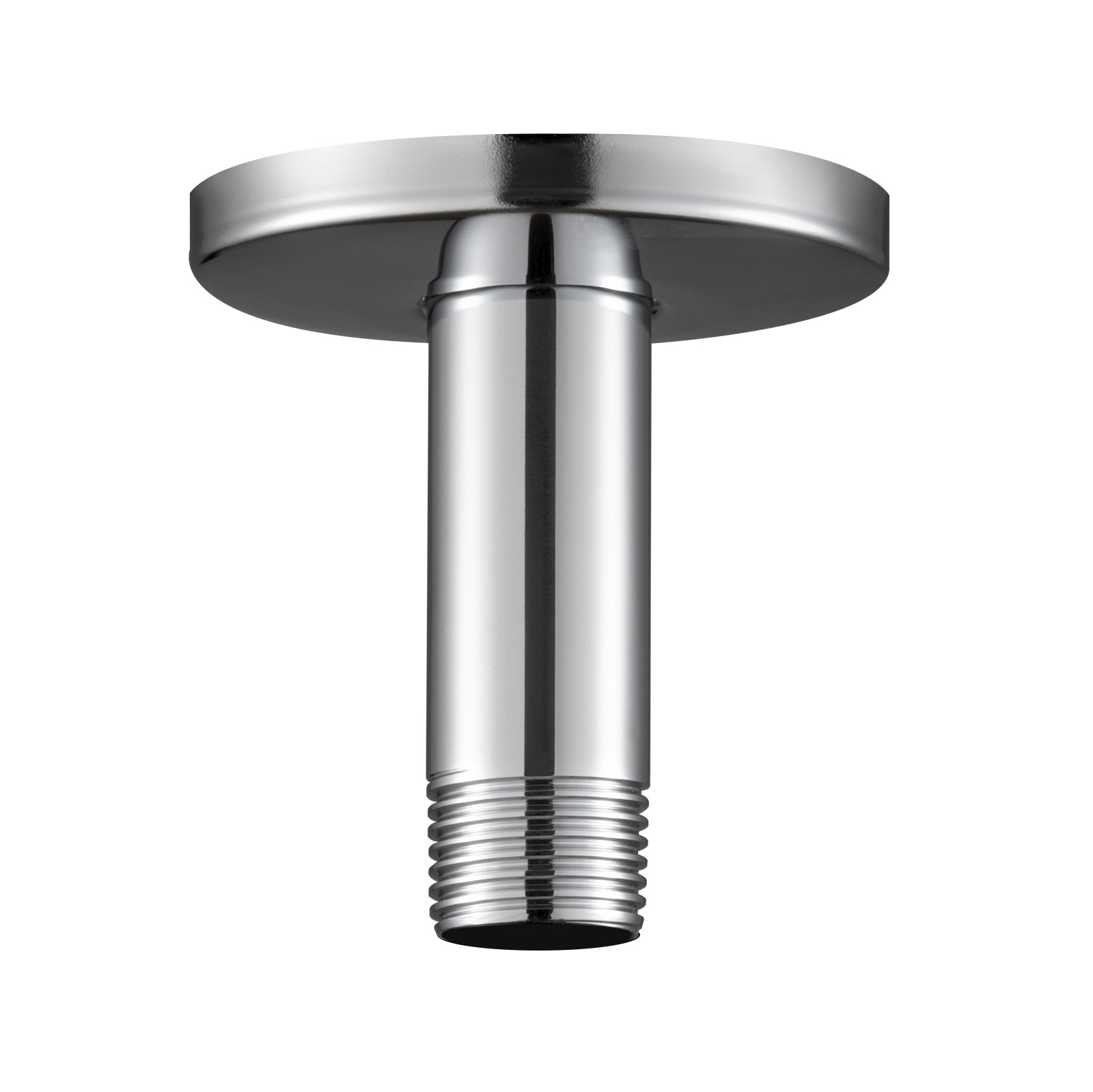 OFFO Ceiling Mount Shower Arm with Flange, For Fixed Shower Head & Handheld Showerhead