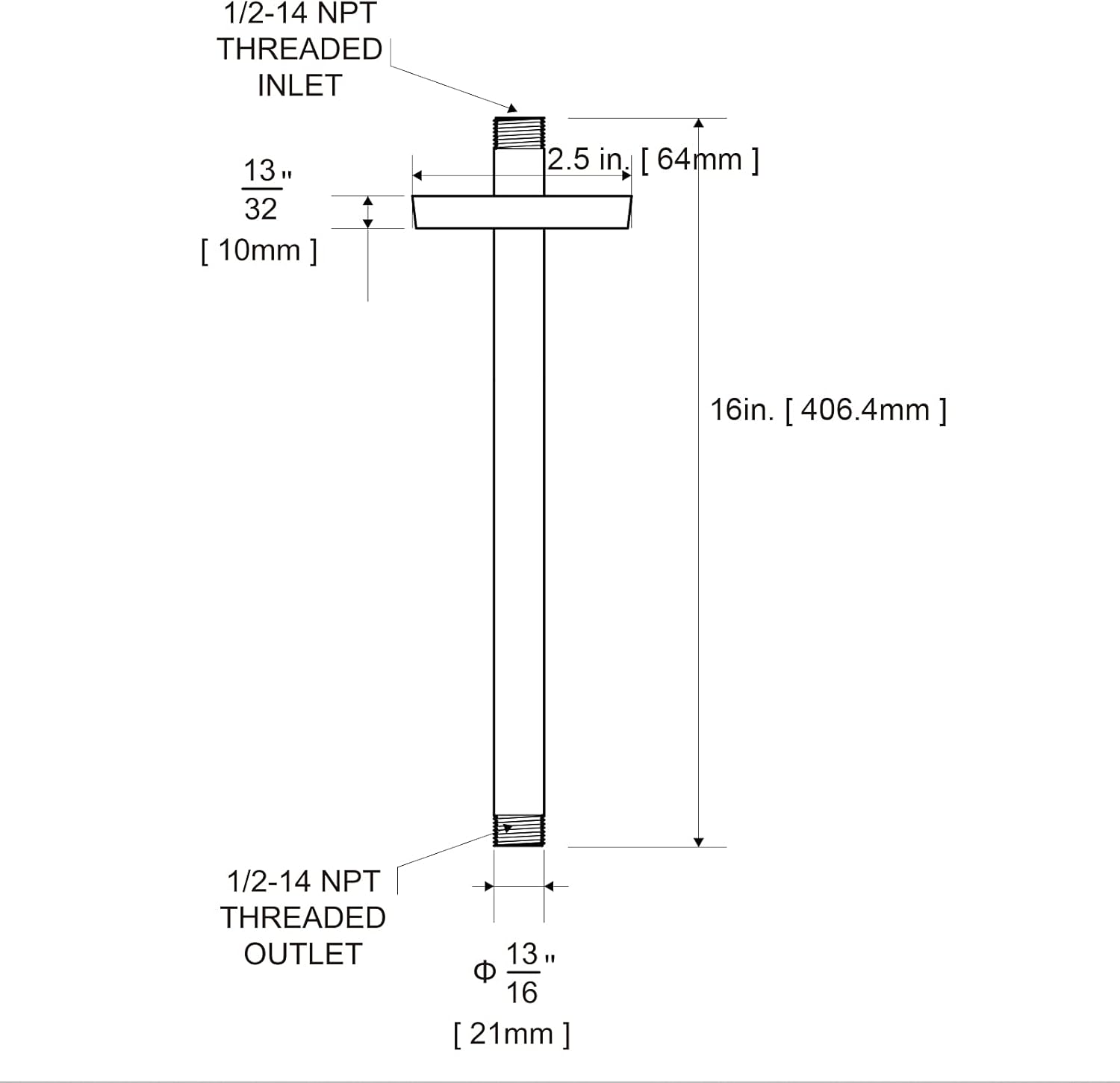 shower head arm