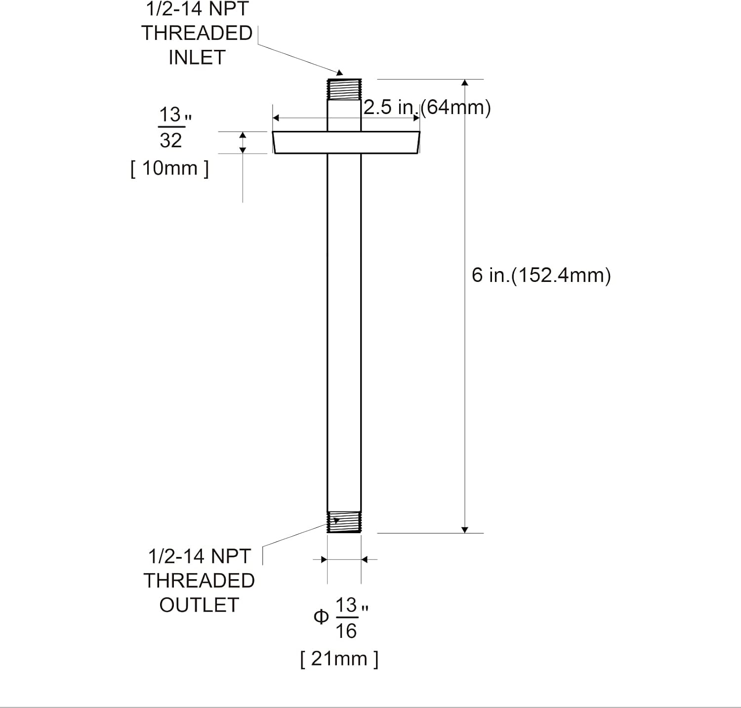 shower arm