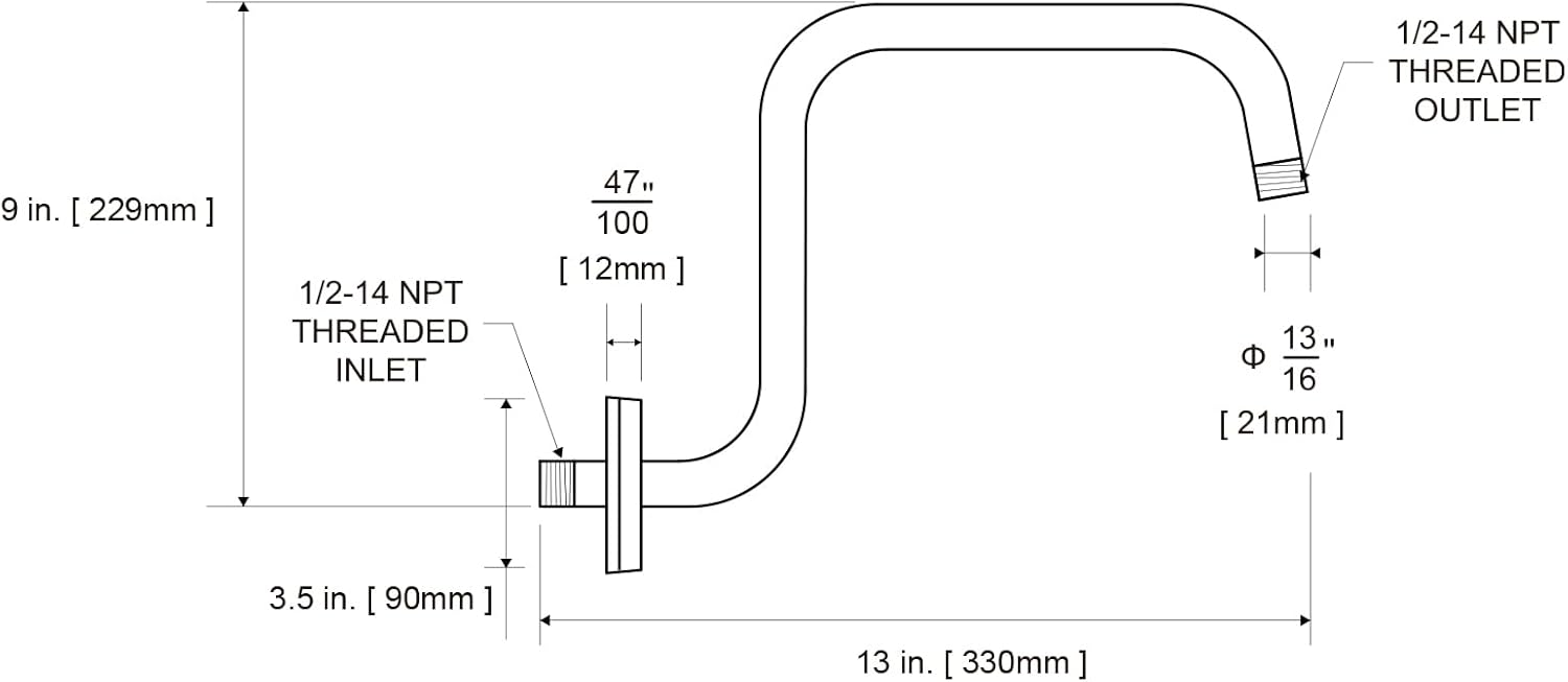 shower head extender