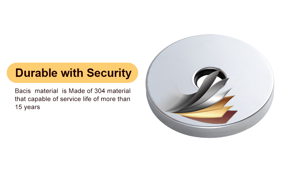 OFFO Extra Large Shower Arm Flange Escutcheon Plate Suitable for Most Brands Shower Head Arms