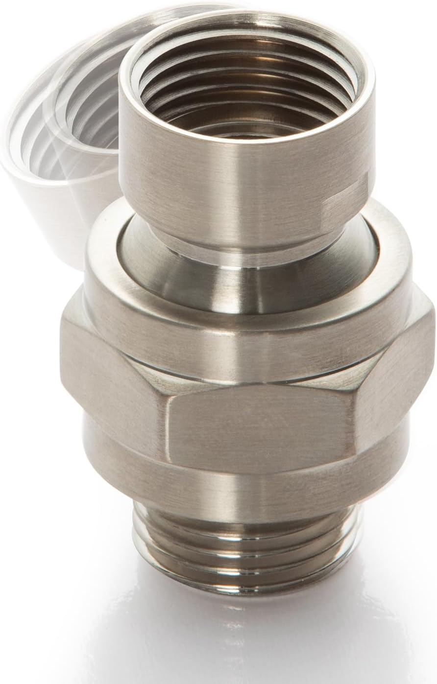 OFFO Shower Head Metal Adapter(Swivel Ball Adapter & Elbow Adapter)
